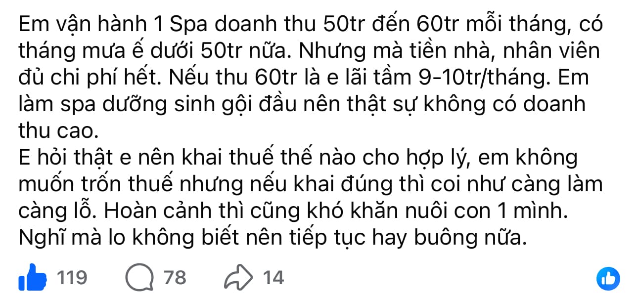 Kê khai thuế hộ kinh doanh đúng luật năm 2026